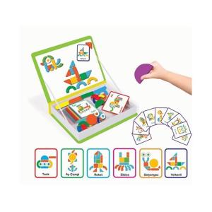 DiyToy Eğitici Manyetik Puzzle Süper Zeka