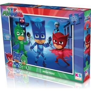 KS Games Pjmaskspuzzle 100 parça puzzle