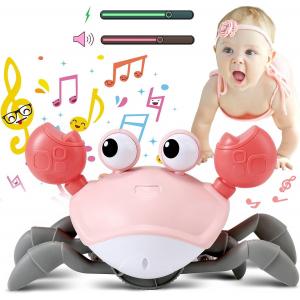  Emekleme Ve Yürümeye Yardımcı Sağa ve Sola Hareketli Yengeç ŞARJ EDİLEBİLİR Pembe Renk
