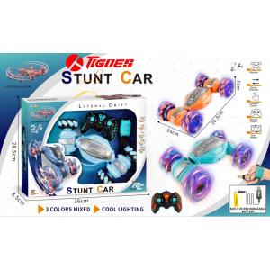 Hem El Sensörlü Hem Kumandalı Şarjlı Araba Bükülebilir Akrobatik Stunt Car 26 Cm