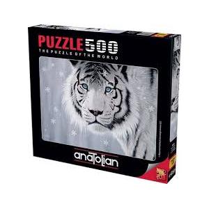 Anatolian 500 Parça Puzzle 3613 Beyaz Kaplan