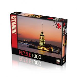 Ks Games Puzzle Kız Kulesi Günbatımı 1000 Parça Puzzle