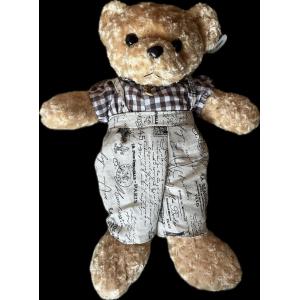 55 Cm Elibseli Bebek Ayı Peluş Oyuncak Gömlekli Bebek Ayı Oyuncak Peluş Ayıcık