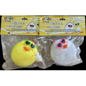 Gözlüklü Ördek Çok Sevimli Sukuşi Squishy Stres Oyuncağı Yumuşacık Jel 2 Li Set  8 Cm