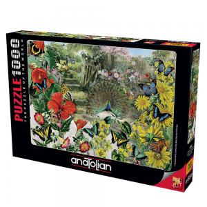 Anatolian Puzzle 1000 Parça Bahçedeki Tavuskuşu 1084