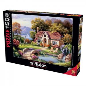 Anatolian Taş Köprü Konağı Stone Bridge Cotage 4559 1500 Parça Puzzle