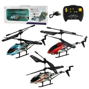 JL801-1 Uzaktan Kumandalı  3.5 Kanallı Şarjlı Metal Gyro Victor Helikopter 20 Cm