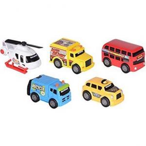 Road Rippers Mini Şehir Araçları 5'li Set 41402