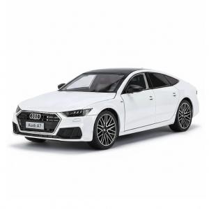 1:24  Audi A7 Sesli Çek Bırak Işıklı Metal Diecast Model Araba Beyaz Renk