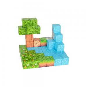 Magnivity Orman Temalı Manyetik Bloklar 47 Parça Manyetik Küpler