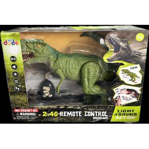 Uzaktan Kumandalı Yürüyebilen Buhar Çıkartan Sesli Işıklı T-Rex Dinozor 45 Cm