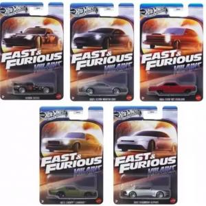 Hot Wheels Silver Series Fast & Furious Villains 5'li Set HNR88