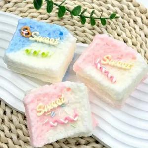 Sweet Pasta Sukuşi Squishy Stres Oyuncağı Yumuşacık Jel 2 Li Set  8 Cm