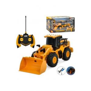 Uzaktan Kumandalı Buldozer Şarj Edilebilir 6 Kanallı Tam Fonksiyonlu Kepçe 30 Cm