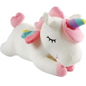 Unicorn Peluş Uyuyan At 35 Cm Beyaz