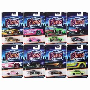 Hot Wheels Neon Speeders Mix 2 HLH72 - 979E  1 SET 8 ARABA