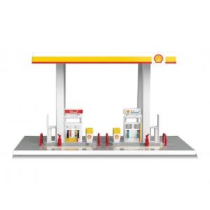 CCA 1/64 Shell Gaz Benzin İstasyonu Shell Benzinlik Diorama Maketi