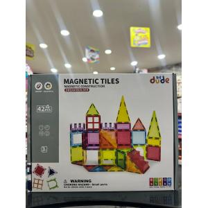 Manyetik Tiles Renkli 42 Parça Manyetik Yapı Magnetic Bloklar