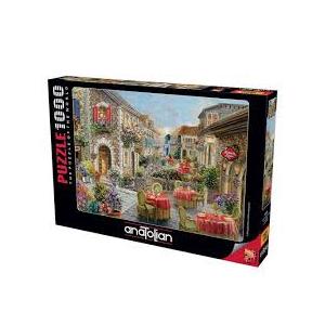 Anatolian Puzzle 1000 Parça Çiçekli Kafeler Sokağı 1074