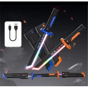 44 Cm Kıvılcım Çıkartan Özel Efektli Şarjlı Işın Kılıcı Sword Dazzlıng Lıght