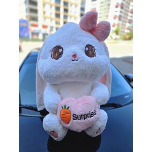 50 Cm Uzun Kulaklı Yumuşacık Sevimli Tavşan Peluş Sarılabilir Tavşan Peluş Oyuncak