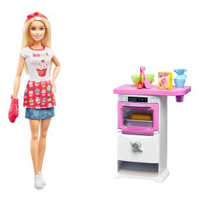 ORİJİNAL Barbie Mutfakta Oyun Seti FHP57