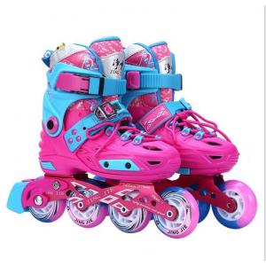 Saiben Glide 33-36 Ayarlanabilir Numaralı Profesyonel Paten Silikon Teker Pembe Renk