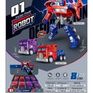 Optimus Prime Arabaya Dönüşebilen Robot Oyuncak Transformers Robot Kamyon