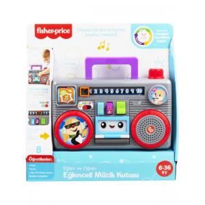 Fisher-Price Eğlen ve Öğren Müzik Kutusu Türkçe Konuşan Aktivite Oyuncağı GYC04