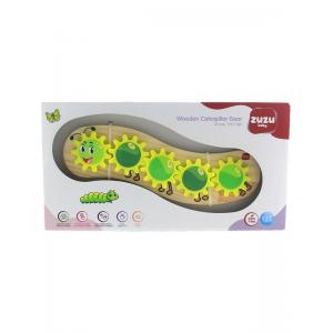 Zuzu Toys Ahşap Tırtıl Dişli Bebek Oyuncak