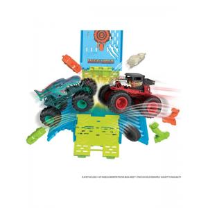 Hot Wheels Monster Trucks 1:24 Mega Wrex'in Çarpışma Kafesi