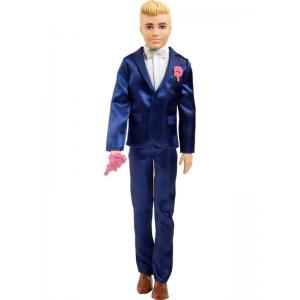 Barbie Ken Damat Bebek (30 cm), Takım Elbisesi İle, 3-7 Yaş Arası GTF36