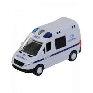 Çebi Toys Işıklı Sesli Pilli Polis Imdat Minibüs
