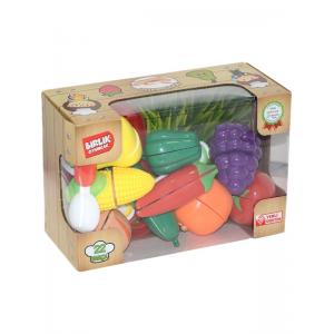 Birlik Toys URT007-KUTU-2A/B Kesilebilen Sebze/meyve Seti 22 Parça