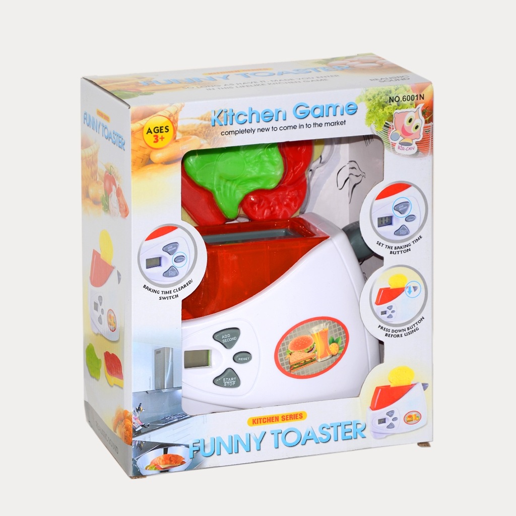 Oyuncak Pilli Ekmek Kızartma Makinesi Yapı Oyuncakları