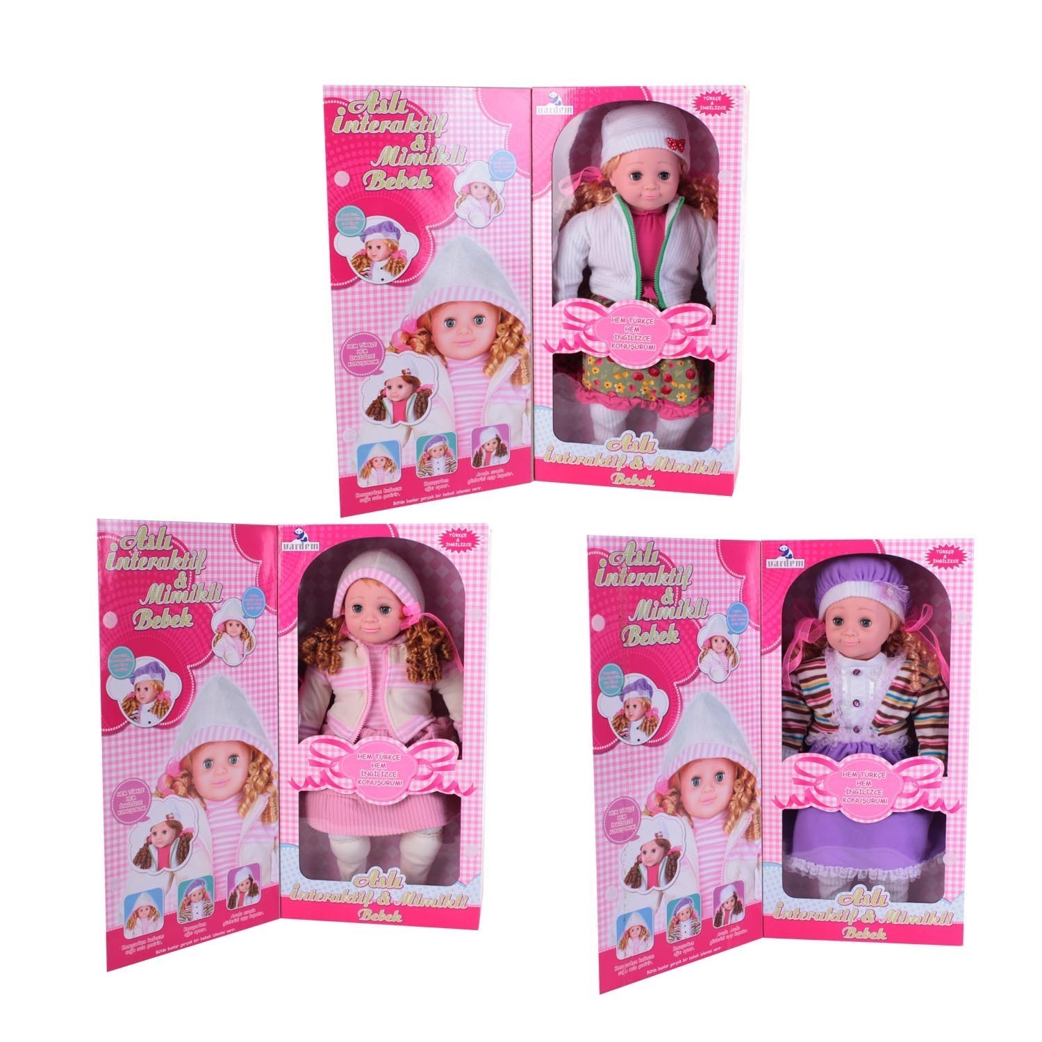 Vardem Aslı İnteraktif Mimikli Türkçe&amp;İngilizce Bebek