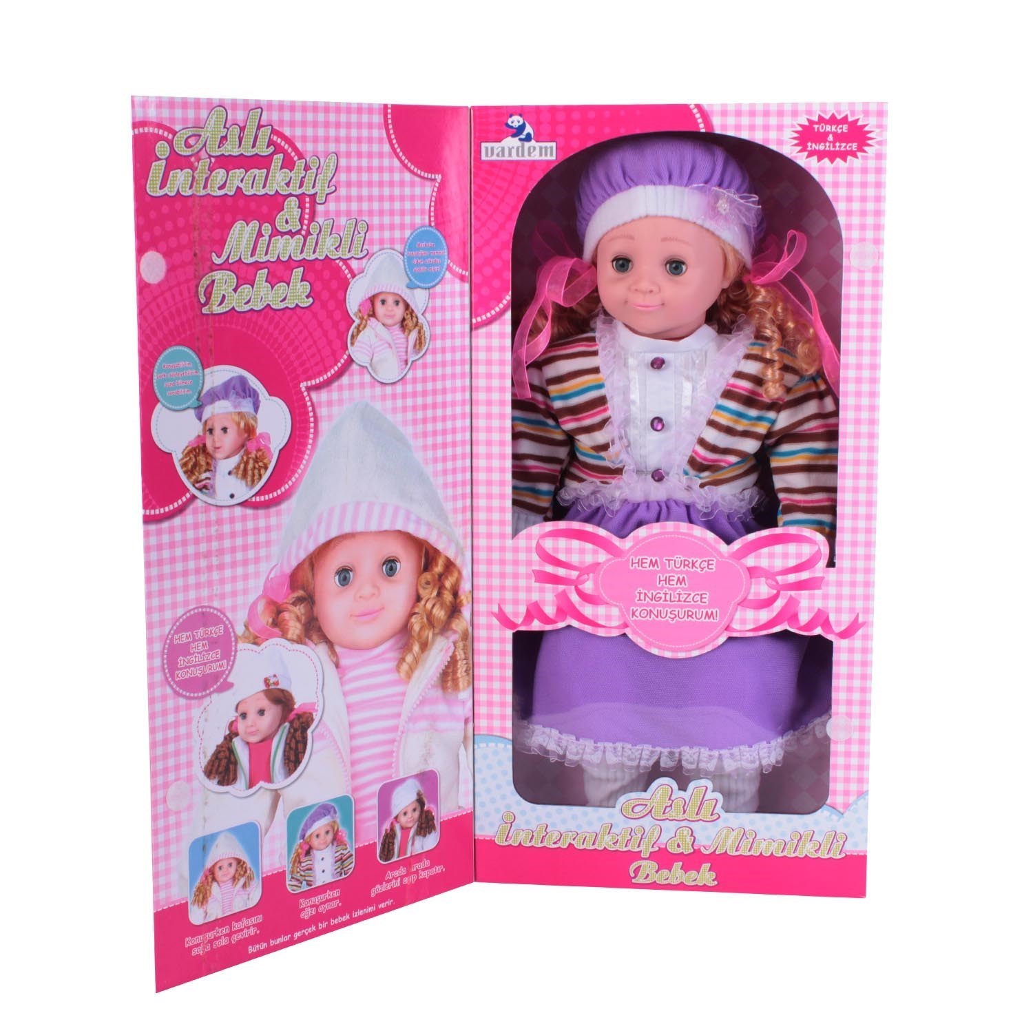 Vardem Aslı İnteraktif Mimikli Türkçe&amp;İngilizce Bebek