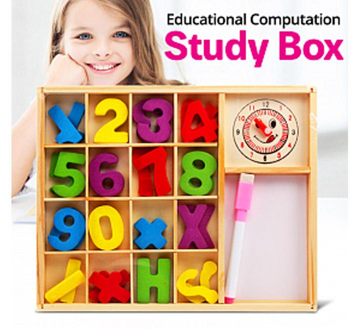 Ahşap Sayılar Matematik Hesaplama Kutusu KalemSaatli 20 Ahşap Sayılar Matematik Hesaplama Kutusu KalemSaatli 20