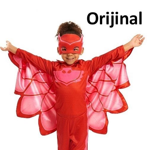 Pijamaskeliler Kertenkele Baykuş kız Kedi Çocuk Kostüm 79 Yaş