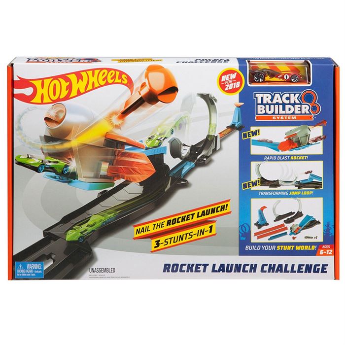 Hot Wheels Pista Track Builder Lancio del Razzo FLK60 – The Toys Store