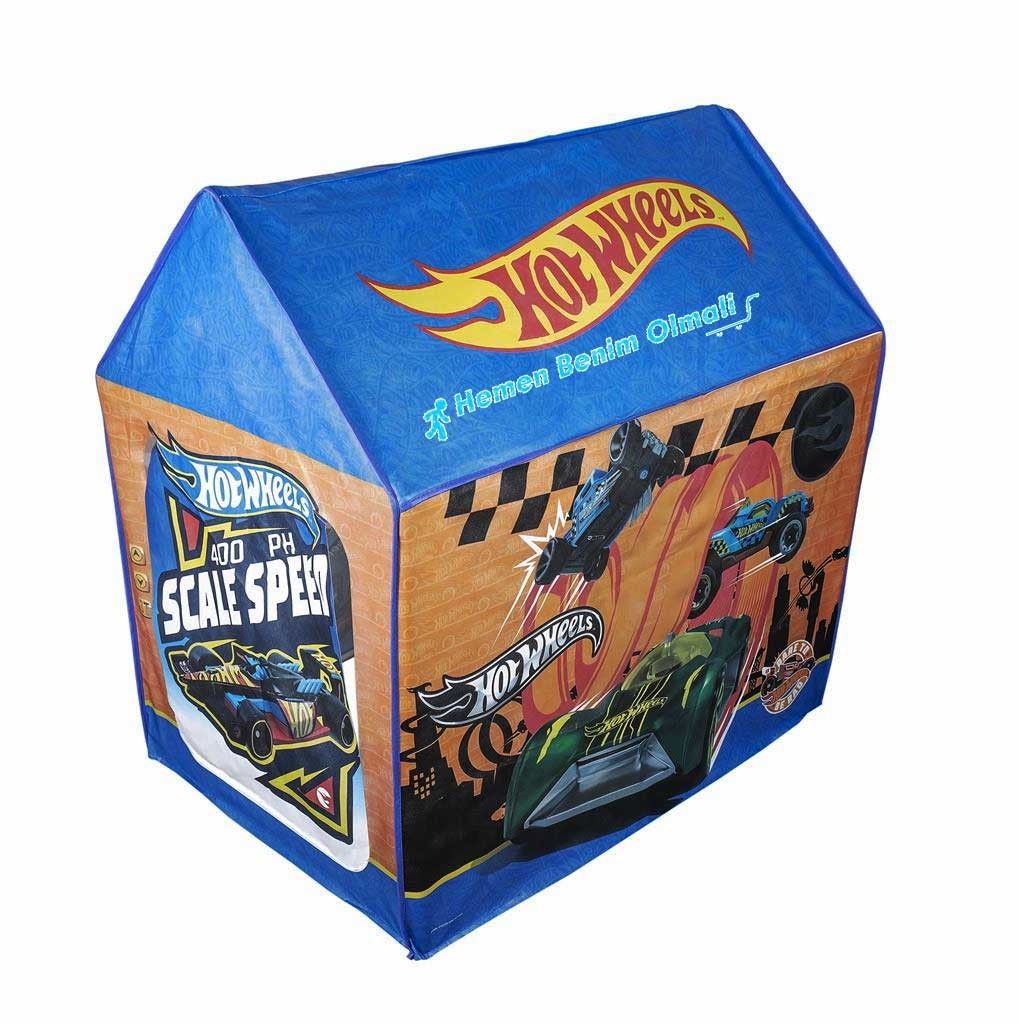 Vardem Hot Wheels Arabalı Ev Oyun Çadırı 67 x 67 x 98 Cm Oyun Çadırı